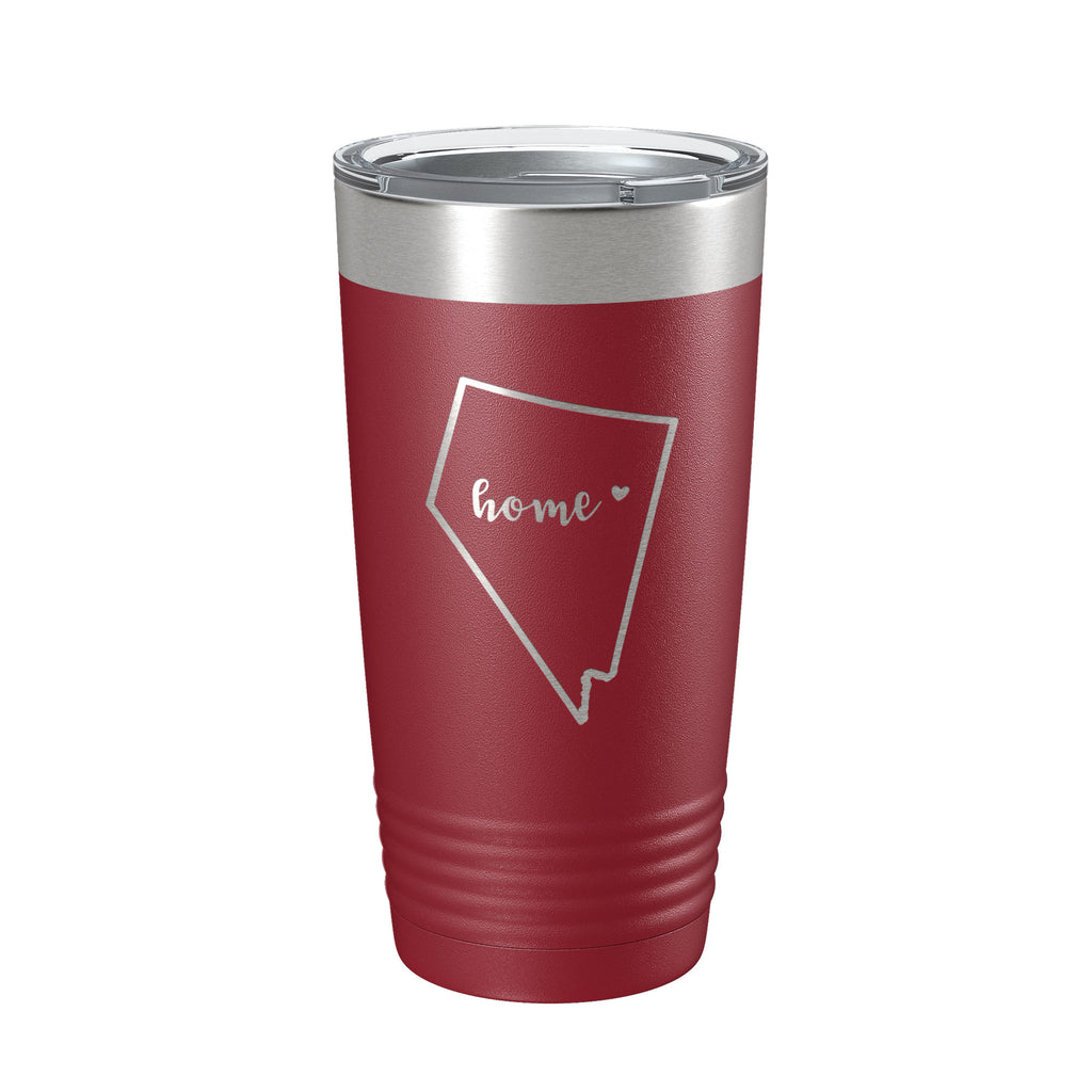 Nevada Tumbler Home State Travel Mug Insulated Laser Engraved Map Coffee Cup 20 oz