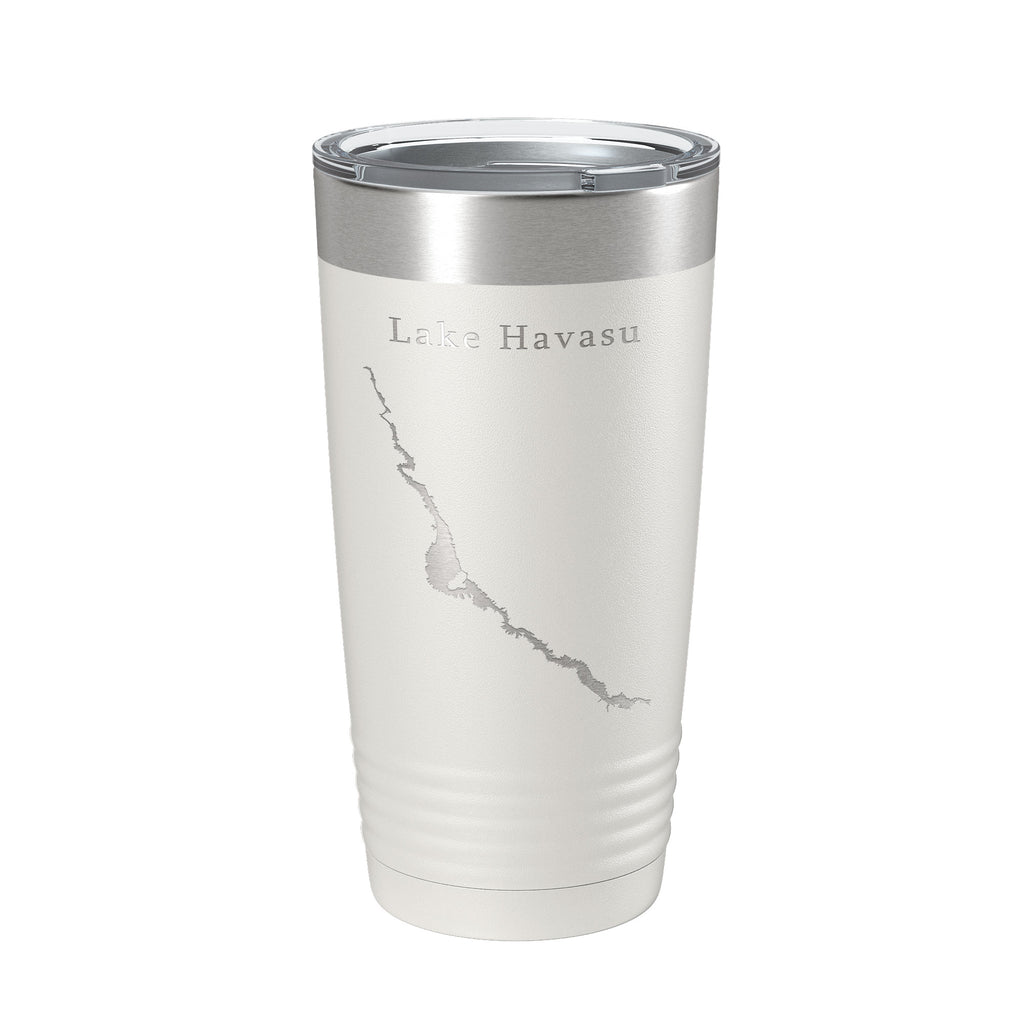 Lake Havasu Map Tumbler Travel Mug Insulated Laser Engraved Coffee Cup Arizona California 20 oz