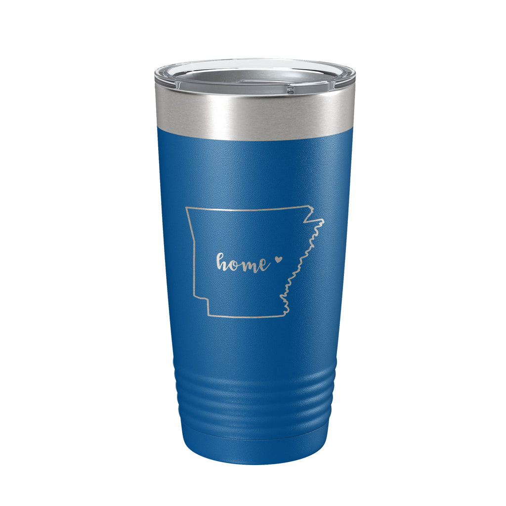 Arkansas Tumbler Home State Travel Mug Insulated Laser Engraved Map Coffee Cup 20 oz