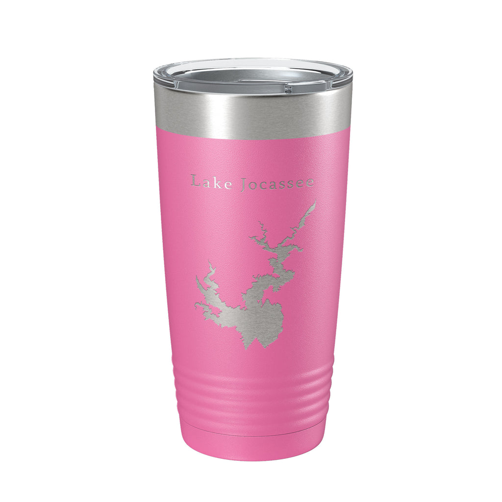 Lake Jocassee Map Tumbler Travel Mug Insulated Laser Engraved Coffee Cup North South Carolina 20 oz