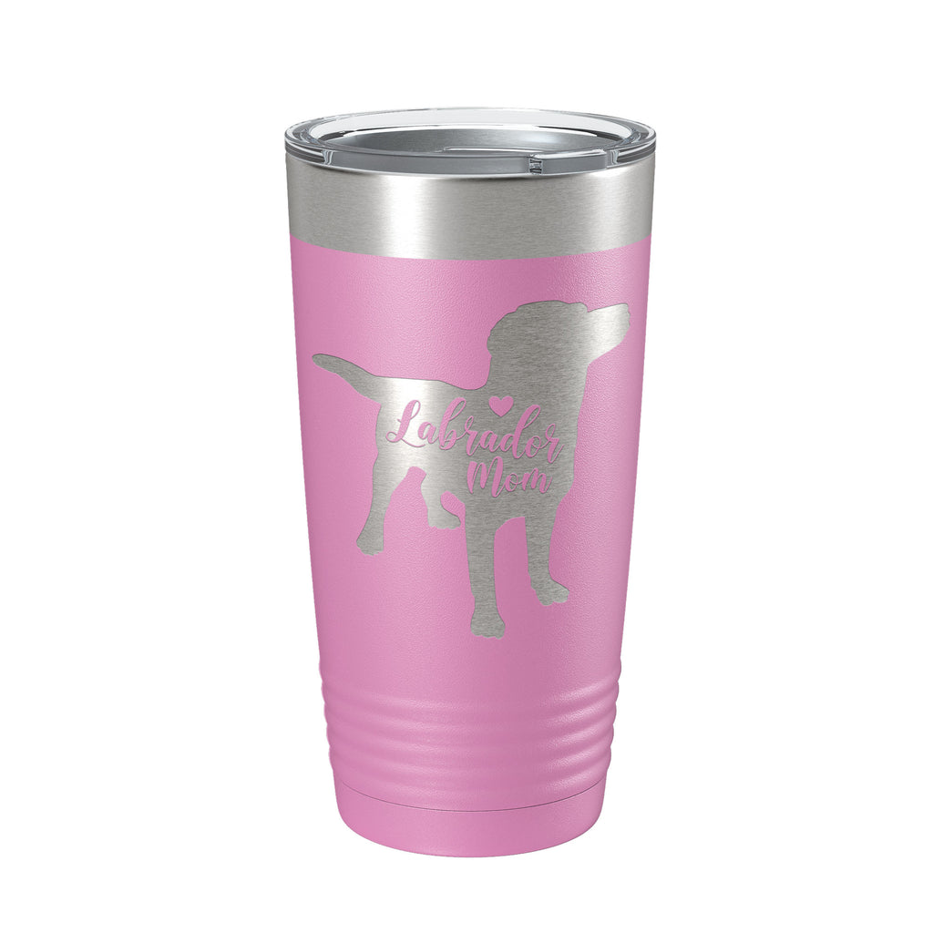 Labrador Retriever Lab Mom Tumbler Dog Travel Mug Gift Insulated Laser Engraved Coffee Cup 20 oz