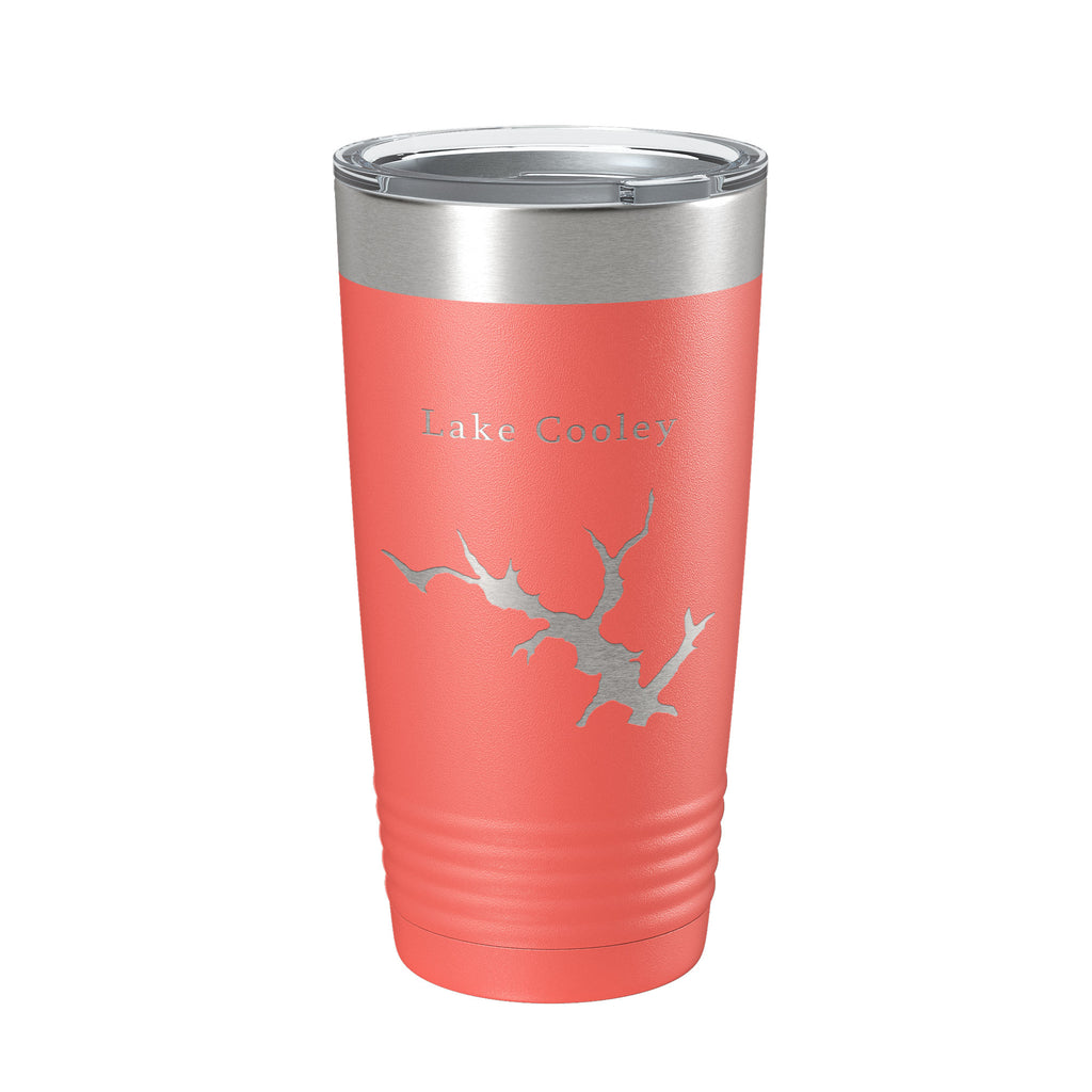 Lake Cooley Map Tumbler Travel Mug Insulated Laser Engraved Coffee Cup South Carolina 20 oz