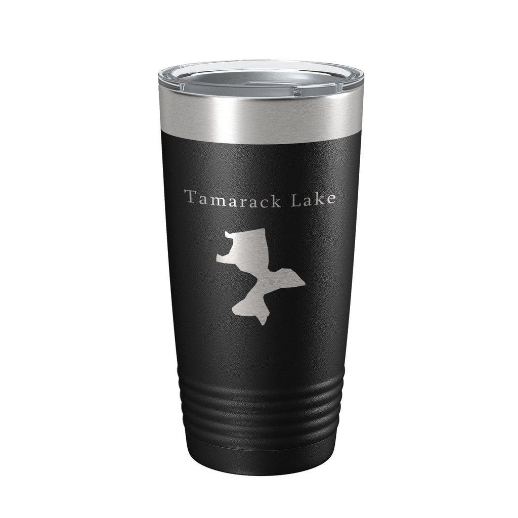 Tamarack Lake Map Tumbler Travel Mug Insulated Laser Engraved Coffee Cup Pinckney Huron River Chain of Lakes Michigan 20 oz