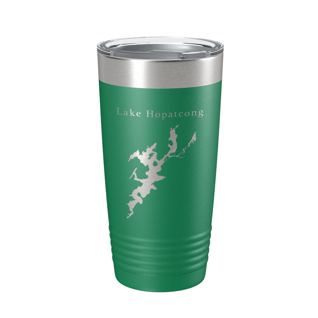 Lake Hopatcong Map Tumbler Travel Mug Insulated Laser Engraved Coffee Cup New Jersey 20 oz