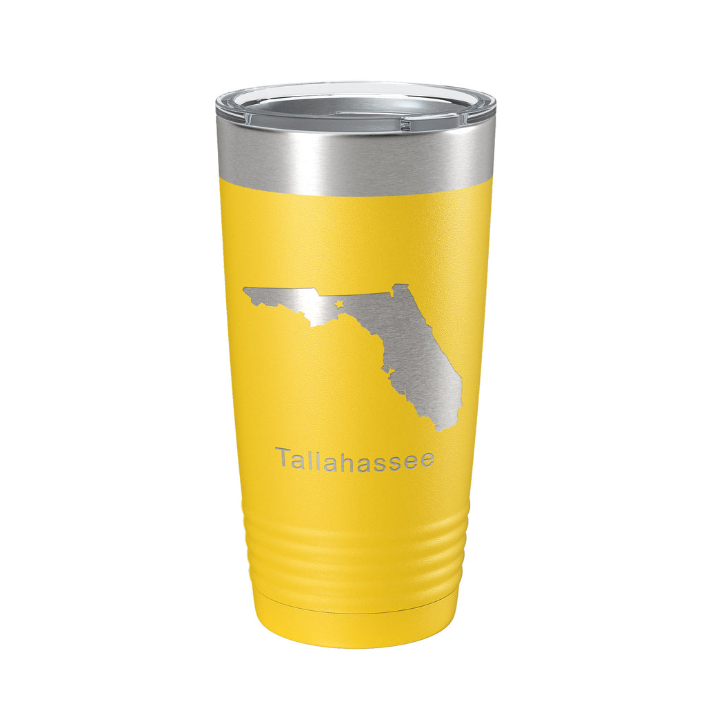 Tallahassee Home Star Tumbler Travel Mug Insulated Laser Engraved Coffee Cup Florida 20 oz