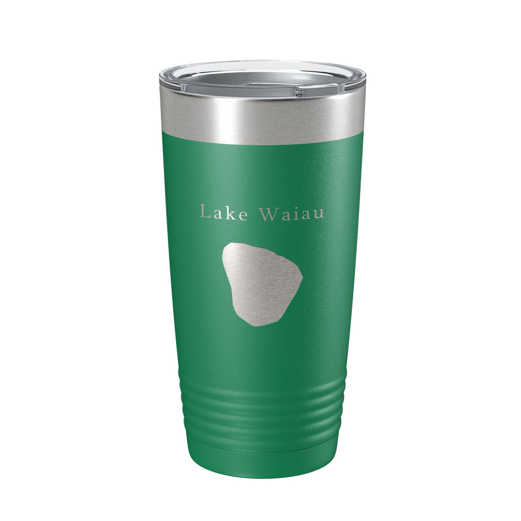 Lake Waiau Map Tumbler Travel Mug Insulated Laser Engraved Coffee Cup Hawaii 20 oz