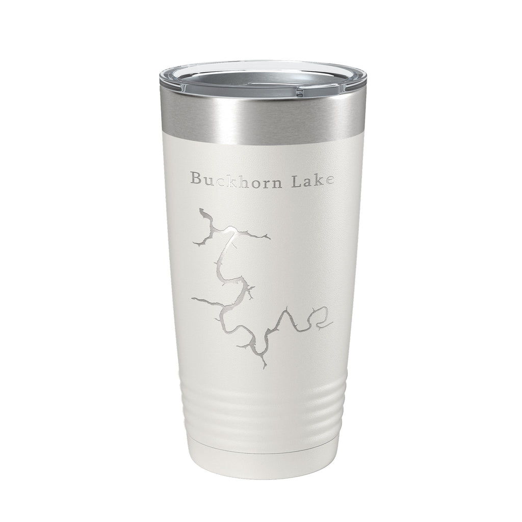 Buckhorn Lake Map Tumbler Travel Mug Insulated Laser Engraved Coffee Cup Kentucky 20 oz