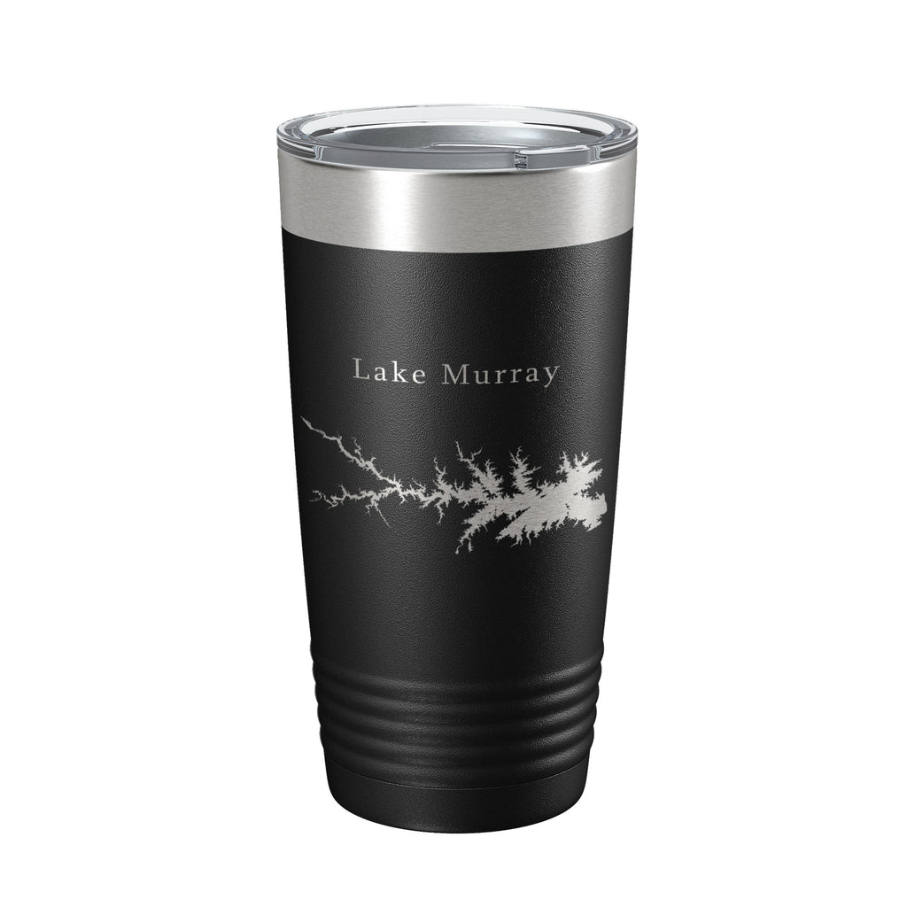 Lake Murray Map Tumbler Travel Mug Insulated Laser Engraved Coffee Cup South Carolina 20 oz