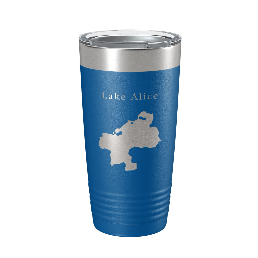 Lake Alice Map Tumbler Travel Mug Insulated Laser Engraved Coffee Cup Florida 20 oz