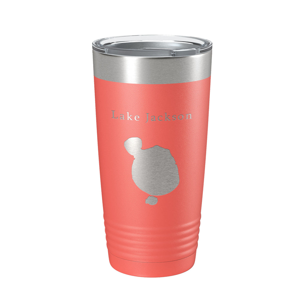 Lake Jackson Map Tumbler Travel Mug Insulated Laser Engraved Coffee Cup Sebring, FL 20 oz