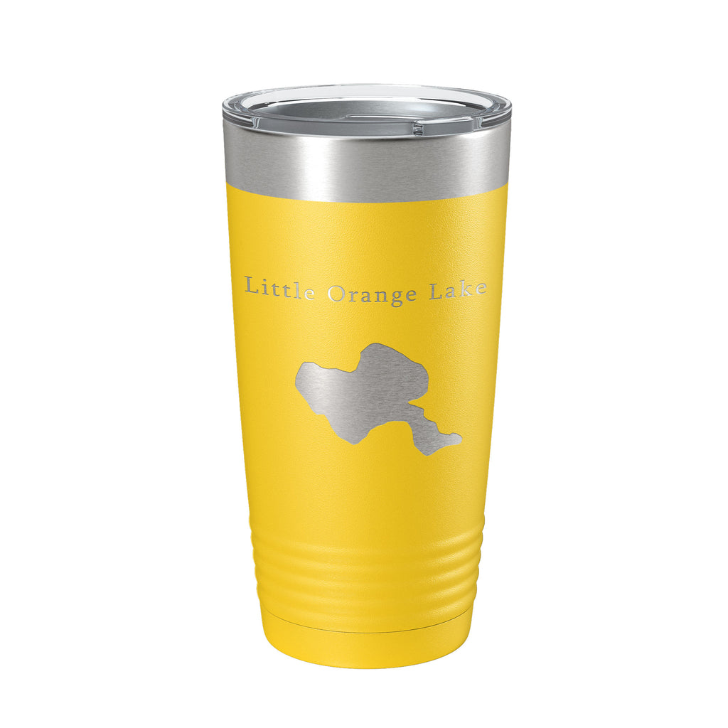 Little Orange Lake Map Tumbler Travel Mug Insulated Laser Engraved Coffee Cup Florida 20 oz