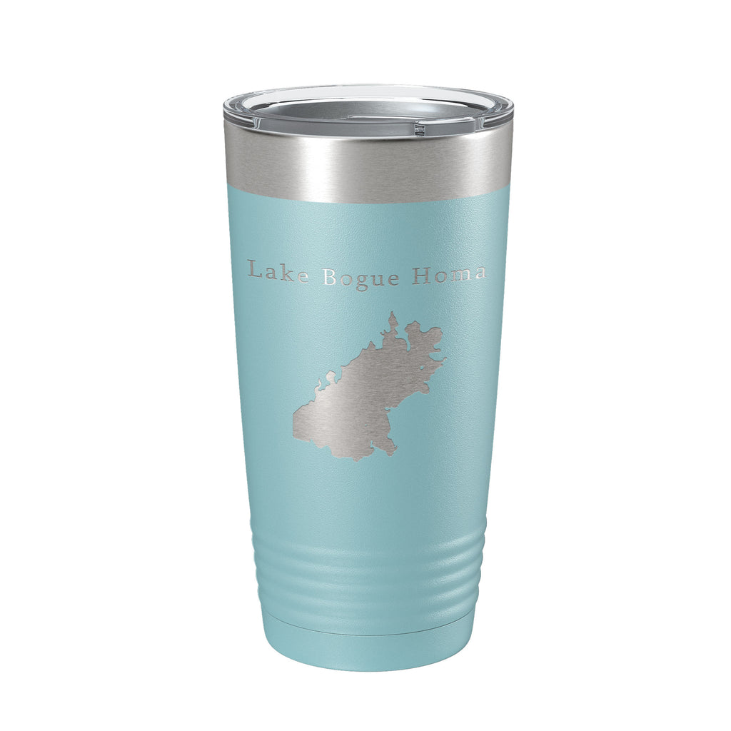 Lake Bogue Homa Map Tumbler Travel Mug Insulated Laser Engraved Coffee Cup Mississippi 20 oz