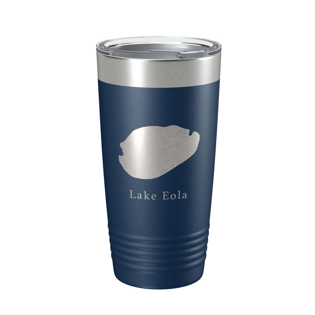 Lake Eola Map Tumbler Travel Mug Insulated Laser Engraved Coffee Cup Orlando Florida 20 oz