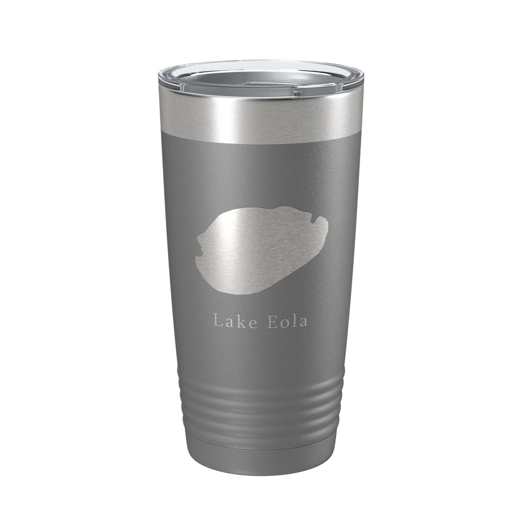 Lake Eola Map Tumbler Travel Mug Insulated Laser Engraved Coffee Cup Orlando Florida 20 oz