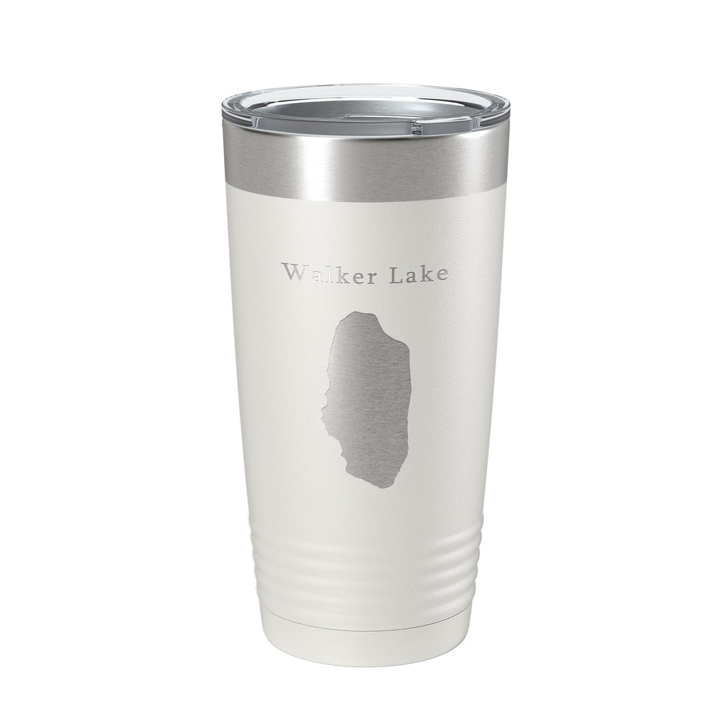 Walker Lake Map Tumbler Travel Mug Insulated Laser Engraved Coffee Cup Nevada 20 oz