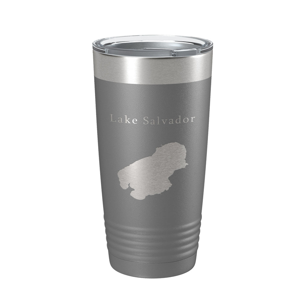 Lake Salvador Map Tumbler Travel Mug Insulated Laser Engraved Coffee Cup New Orleans Louisiana 20 oz