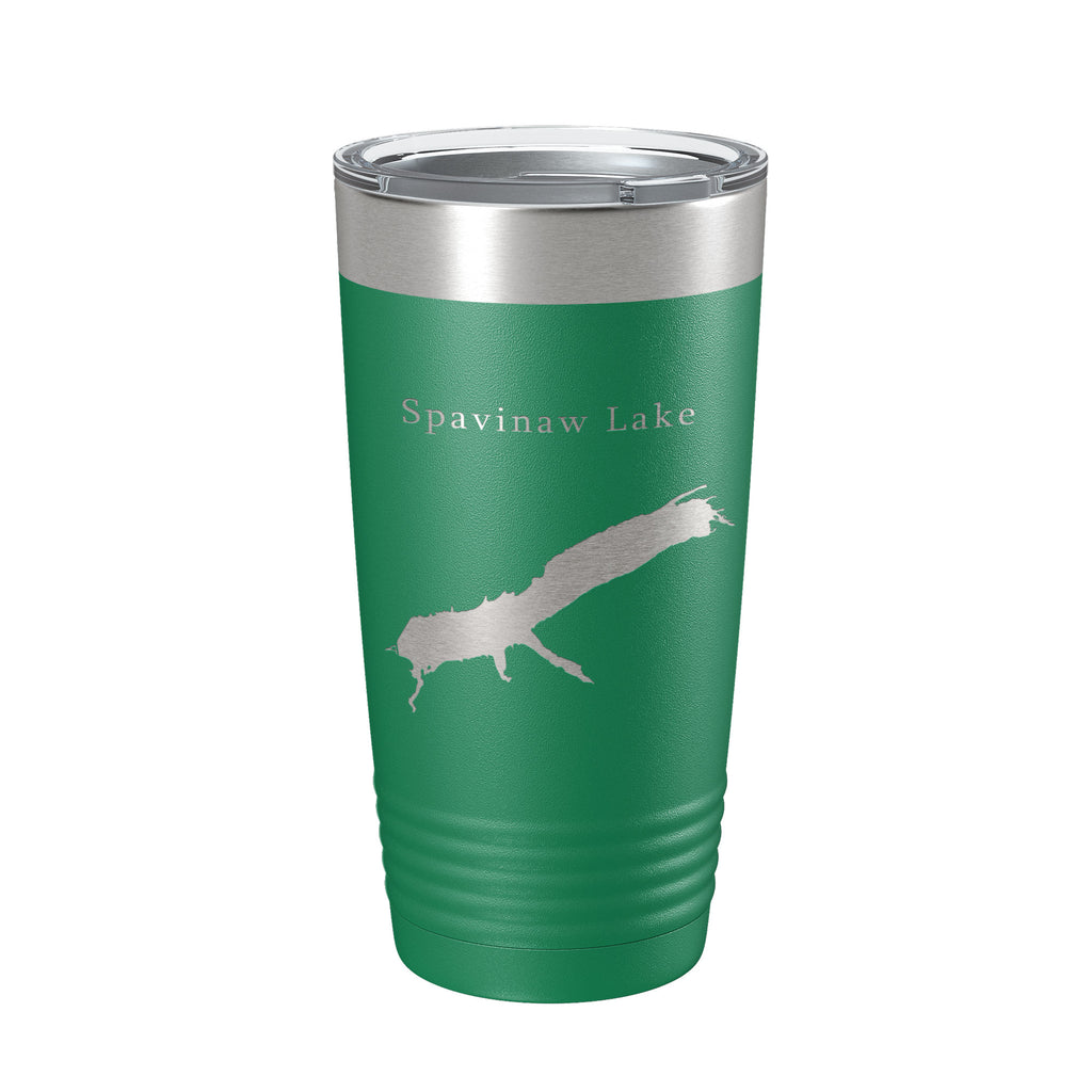 Spavinaw Lake Map Tumbler Travel Mug Insulated Laser Engraved Coffee Cup Oklahoma 20 oz