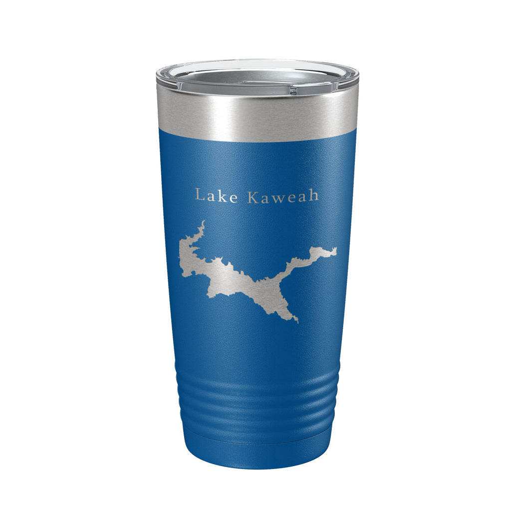 Lake Kaweah Map Tumbler Travel Mug Insulated Laser Engraved Coffee Cup California 20 oz