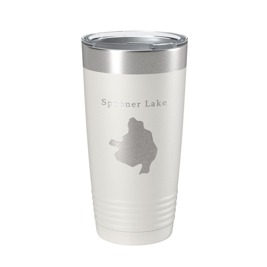 Spooner Lake Map Tumbler Travel Mug Insulated Laser Engraved Coffee Cup Nevada 20 oz