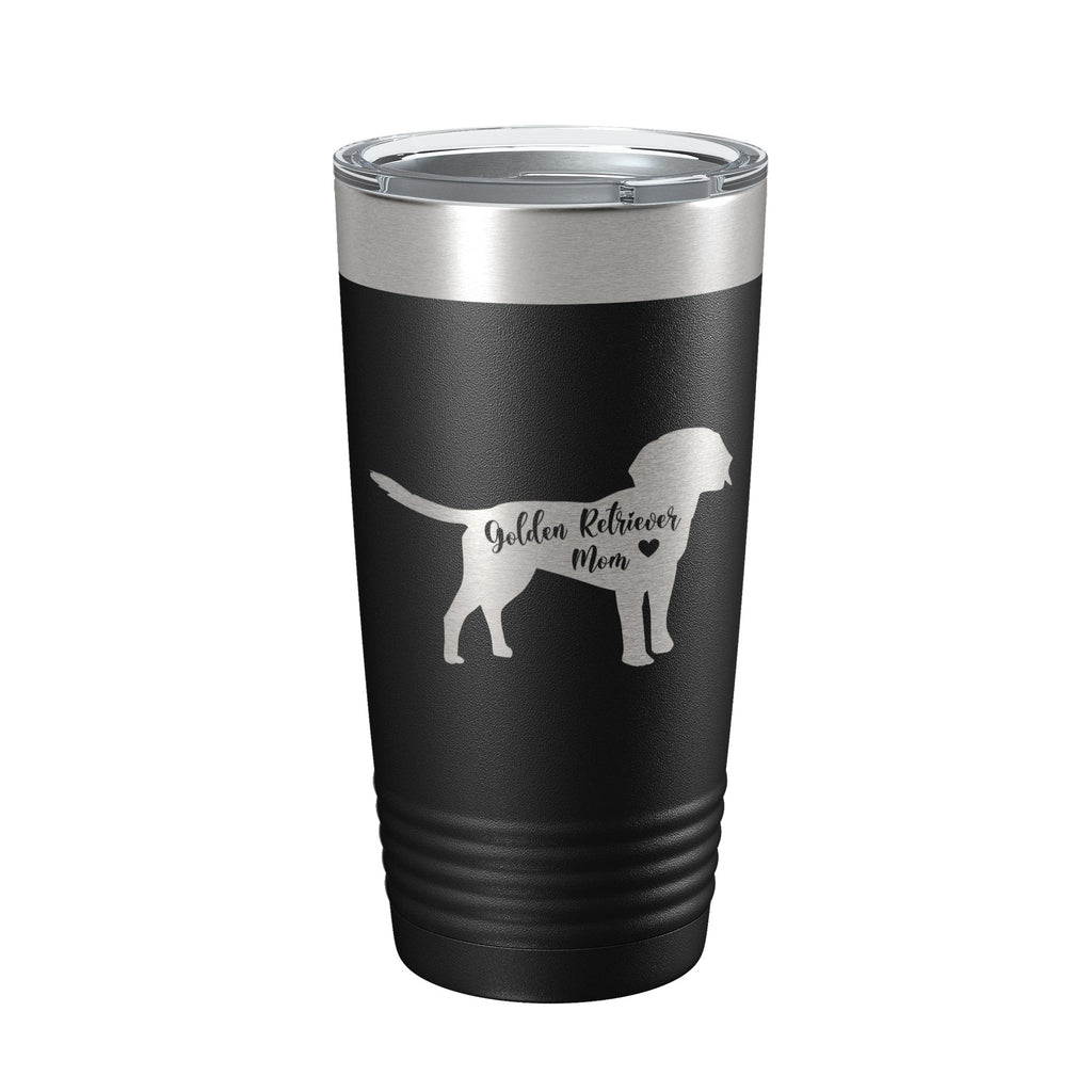 Golden Retriever Mom Tumbler Dog Travel Mug Gift Insulated Laser Engraved Coffee Cup 20 oz
