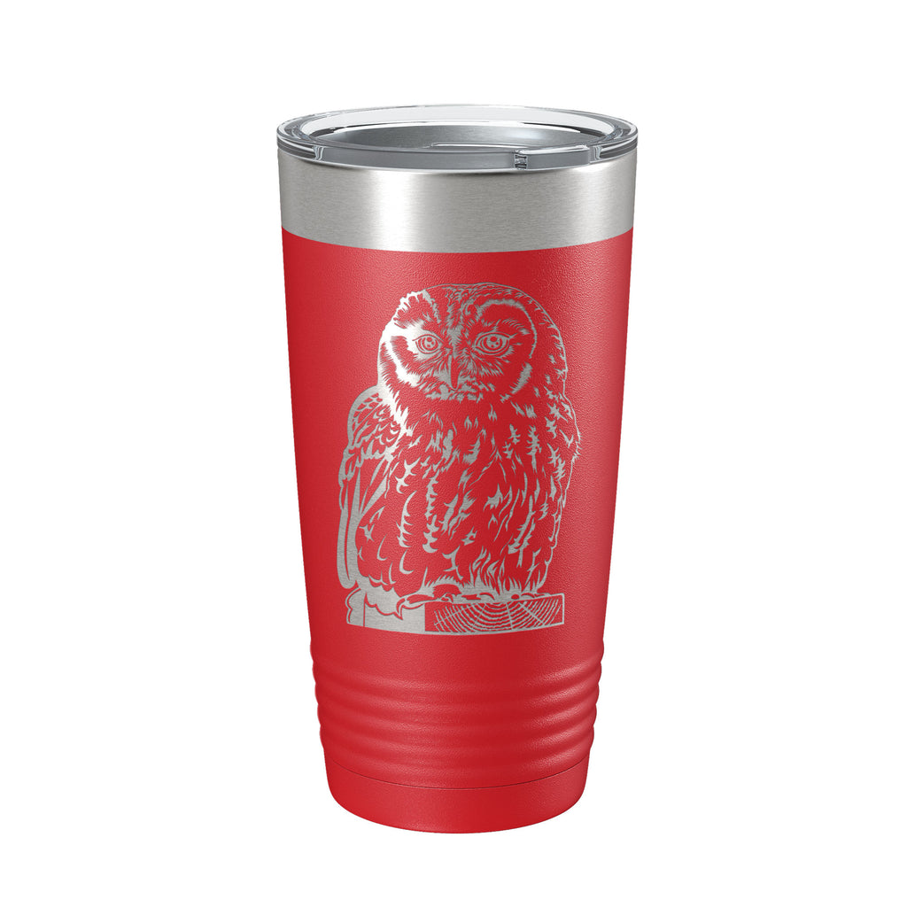 Owl Tumbler Travel Mug Insulated Laser Engraved Coffee Cup Owl Lover Gift Bird 20 oz