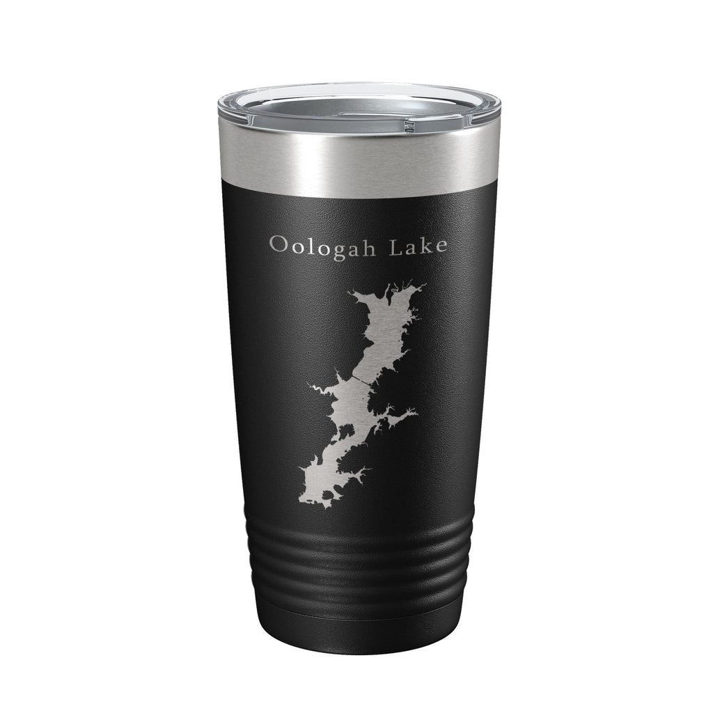 Oologah Lake Map Tumbler Travel Mug Insulated Laser Engraved Coffee Cup Oklahoma 20 oz