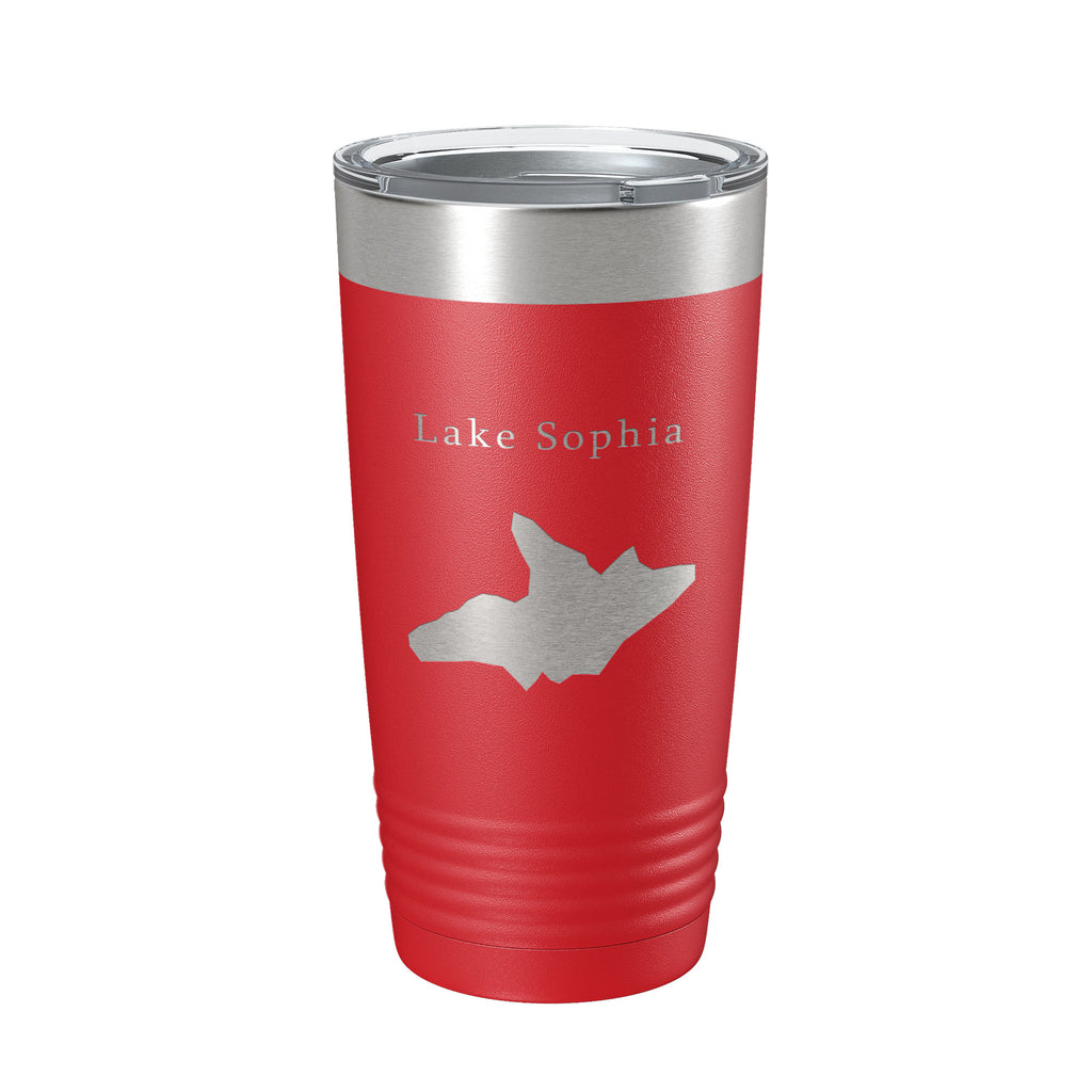 Lake Sophia Map Tumbler Travel Mug Insulated Laser Engraved Coffee Cup Hot Springs Village Arkansas 20 oz