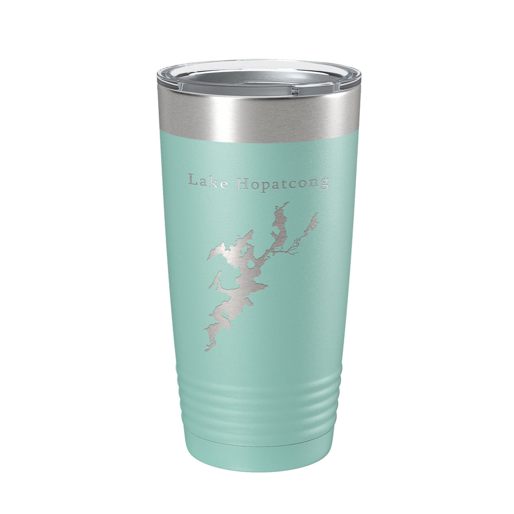 Lake Hopatcong Map Tumbler Travel Mug Insulated Laser Engraved Coffee Cup New Jersey 20 oz