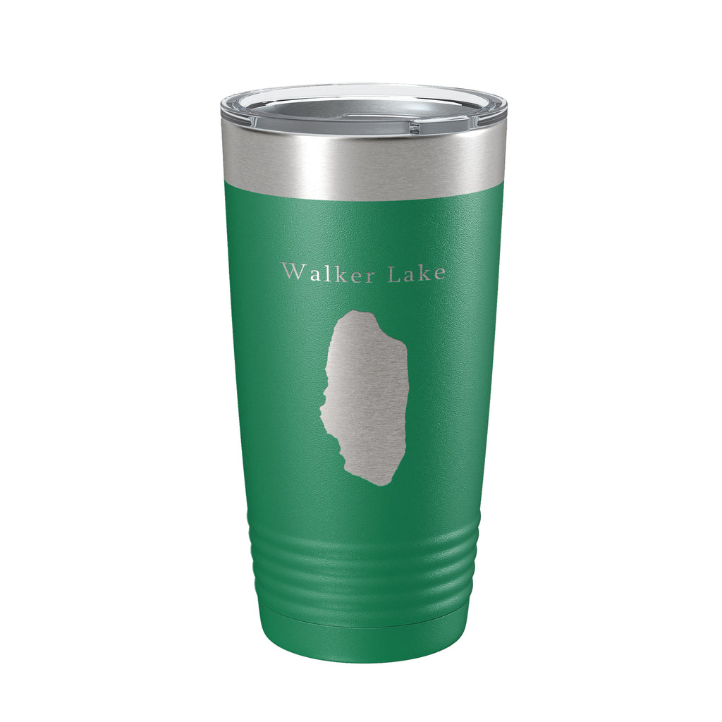 Walker Lake Map Tumbler Travel Mug Insulated Laser Engraved Coffee Cup Nevada 20 oz