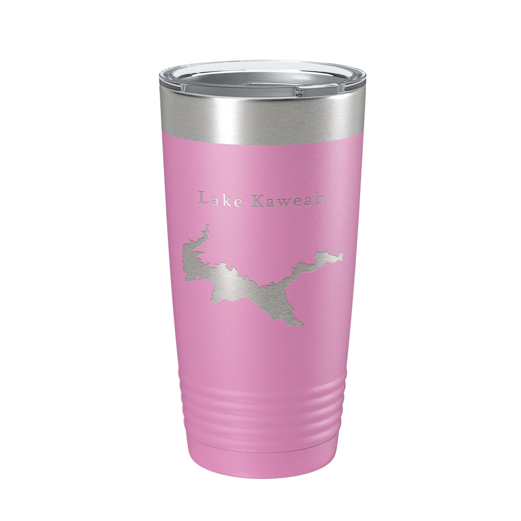 Lake Kaweah Map Tumbler Travel Mug Insulated Laser Engraved Coffee Cup California 20 oz