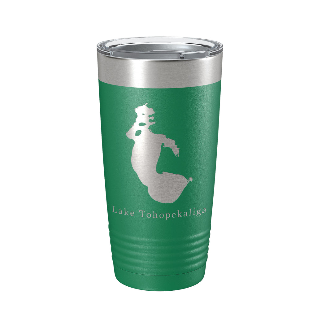 Lake Tohopekaliga Map Tumbler Travel Mug Insulated Laser Engraved Coffee Cup Florida 20 oz