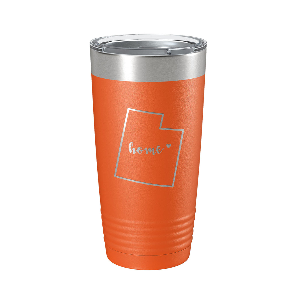 Utah Tumbler Home State Travel Mug Insulated Laser Engraved Map Coffee Cup 20 oz