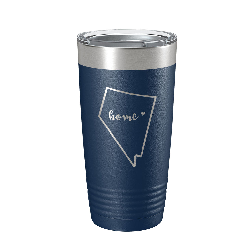 Nevada Tumbler Home State Travel Mug Insulated Laser Engraved Map Coffee Cup 20 oz