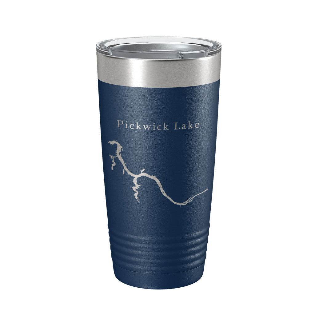 Pickwick Lake Map Tumbler Travel Mug Insulated Laser Engraved Coffee Cup Alabama Mississippi��� Tennessee 20 oz