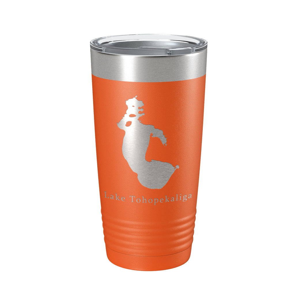 Lake Tohopekaliga Map Tumbler Travel Mug Insulated Laser Engraved Coffee Cup Florida 20 oz