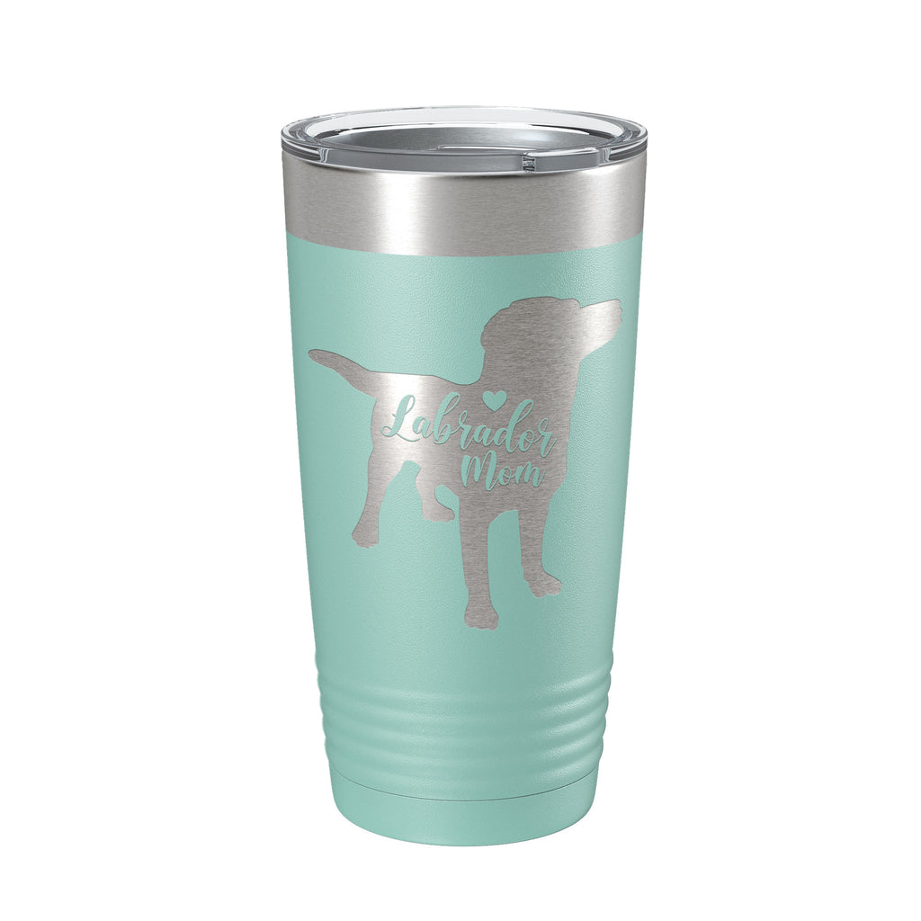 Labrador Retriever Lab Mom Tumbler Dog Travel Mug Gift Insulated Laser Engraved Coffee Cup 20 oz