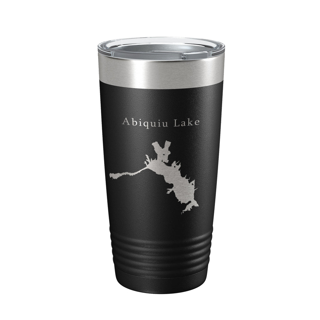 Abiquiu Lake Reservoir Map Tumbler Travel Mug Insulated Laser Engraved Coffee Cup New Mexico 20 oz