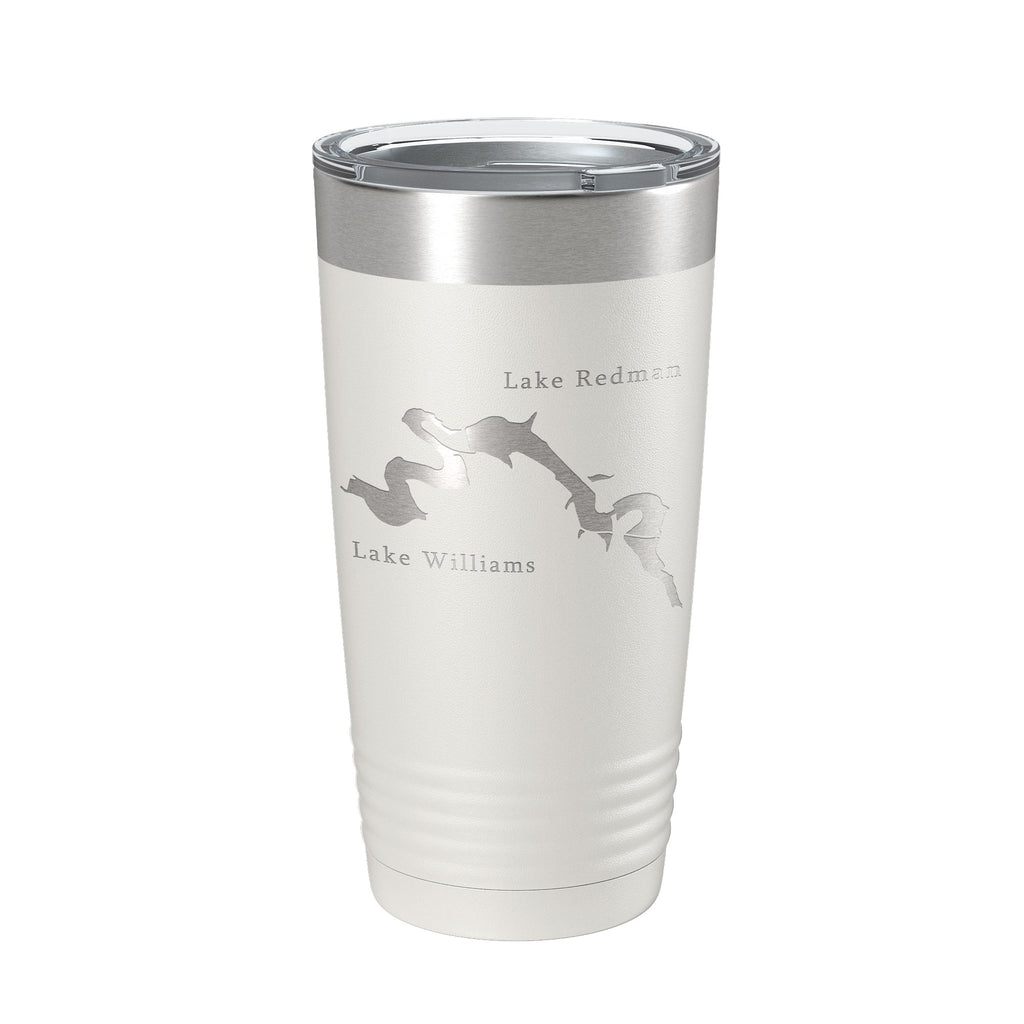 Lakes Redman & Williams Map Tumbler Travel Mug Insulated Laser Engraved Coffee Cup Pennsylvania 20 oz