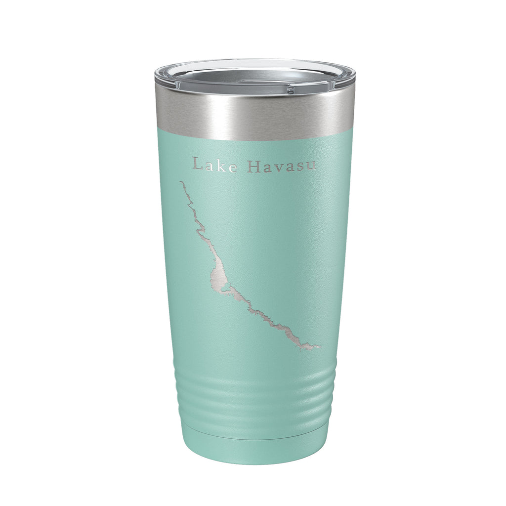 Lake Havasu Map Tumbler Travel Mug Insulated Laser Engraved Coffee Cup Arizona California 20 oz