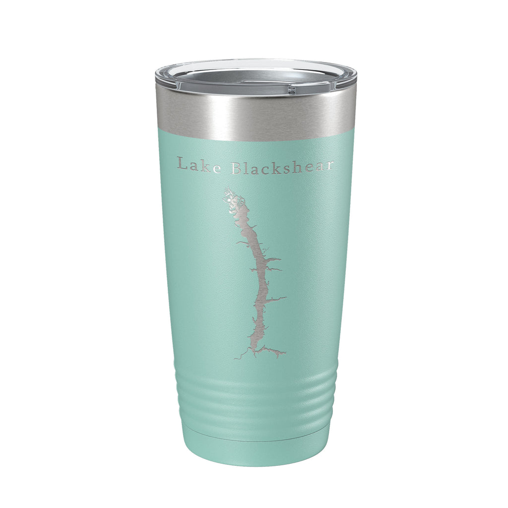 Lake Blackshear Map Tumbler Travel Mug Insulated Laser Engraved Coffee Cup Georgia 20 oz