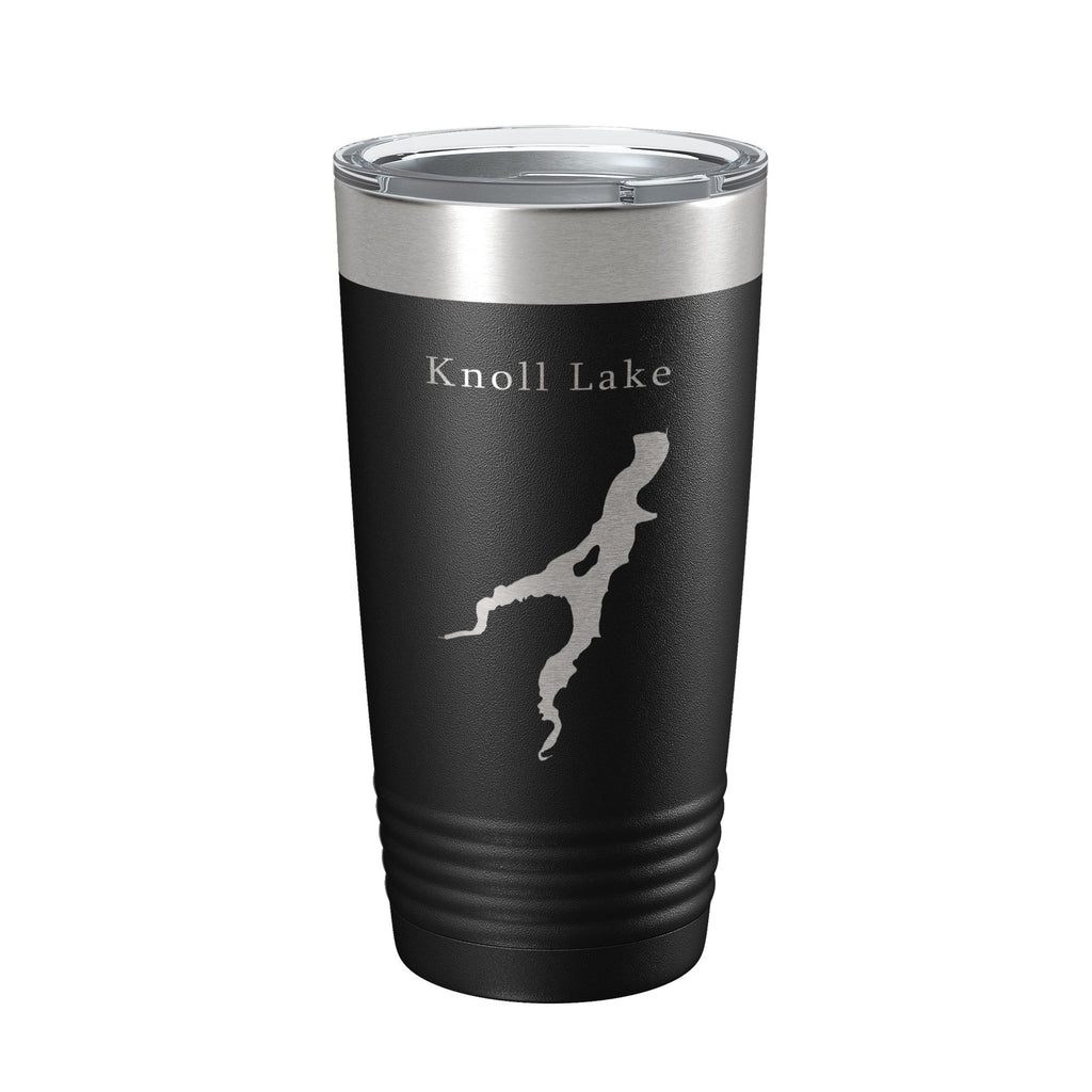 Knoll Lake Map Tumbler Travel Mug Insulated Laser Engraved Coffee Cup Arizona 20 oz