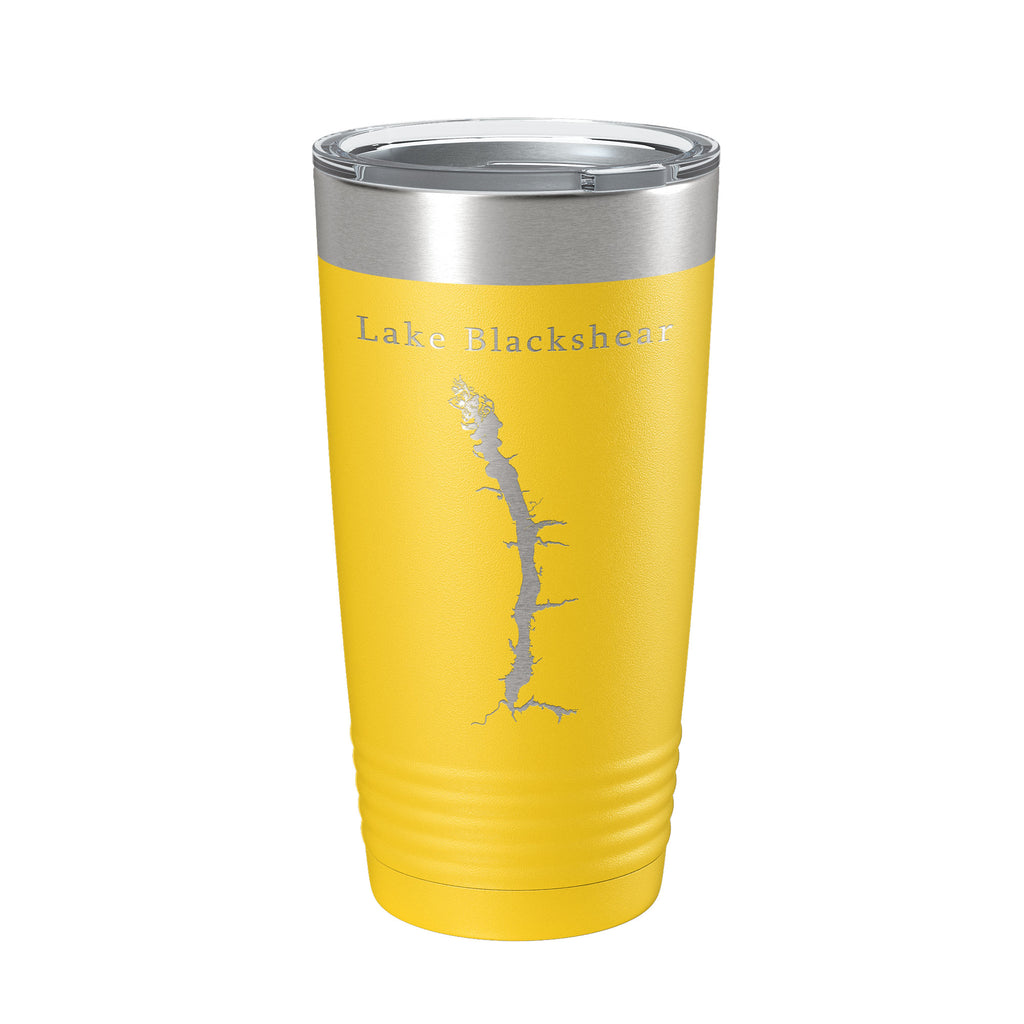 Lake Blackshear Map Tumbler Travel Mug Insulated Laser Engraved Coffee Cup Georgia 20 oz