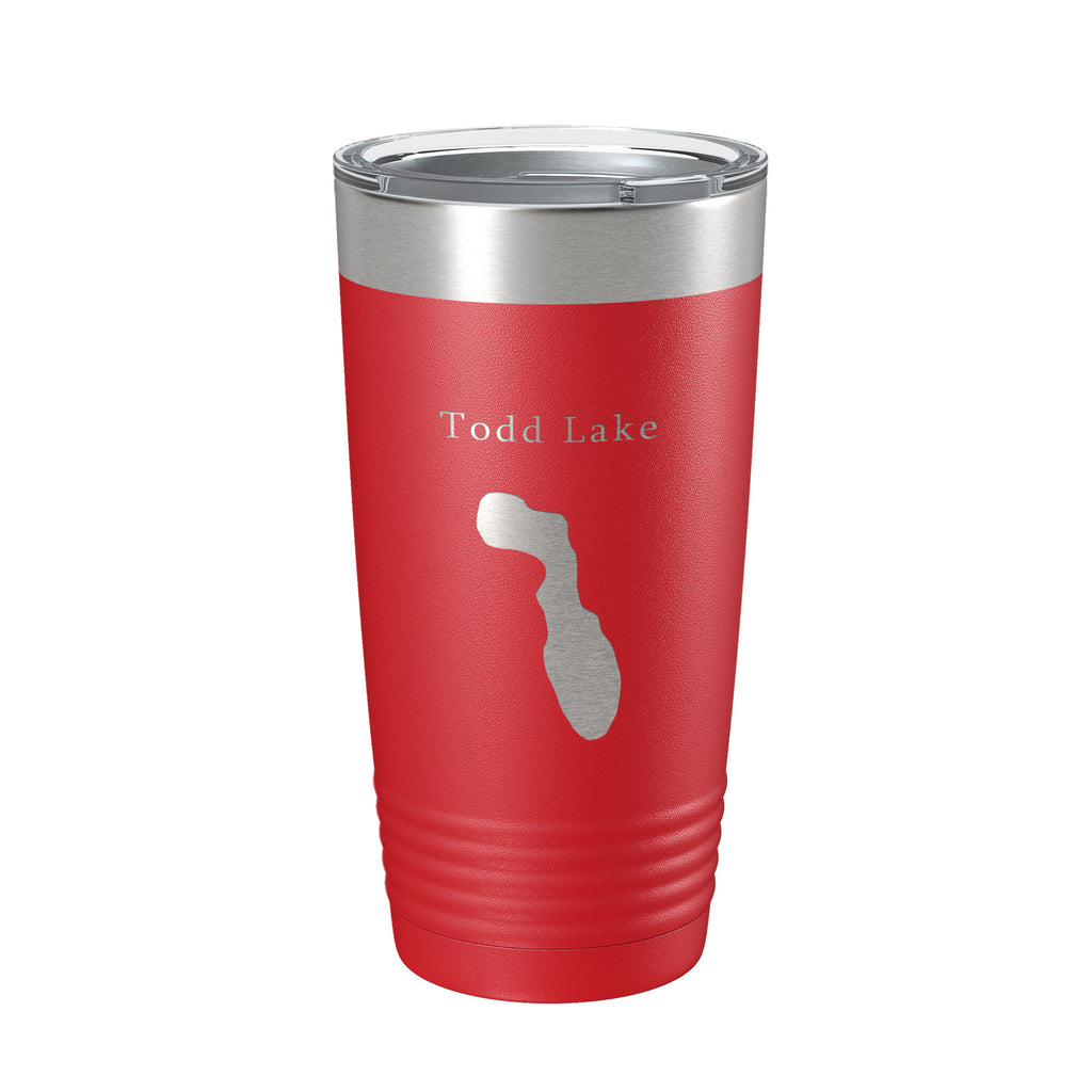 Todd Lake Map Tumbler Travel Mug Insulated Laser Engraved Coffee Cup Oregon 20 oz