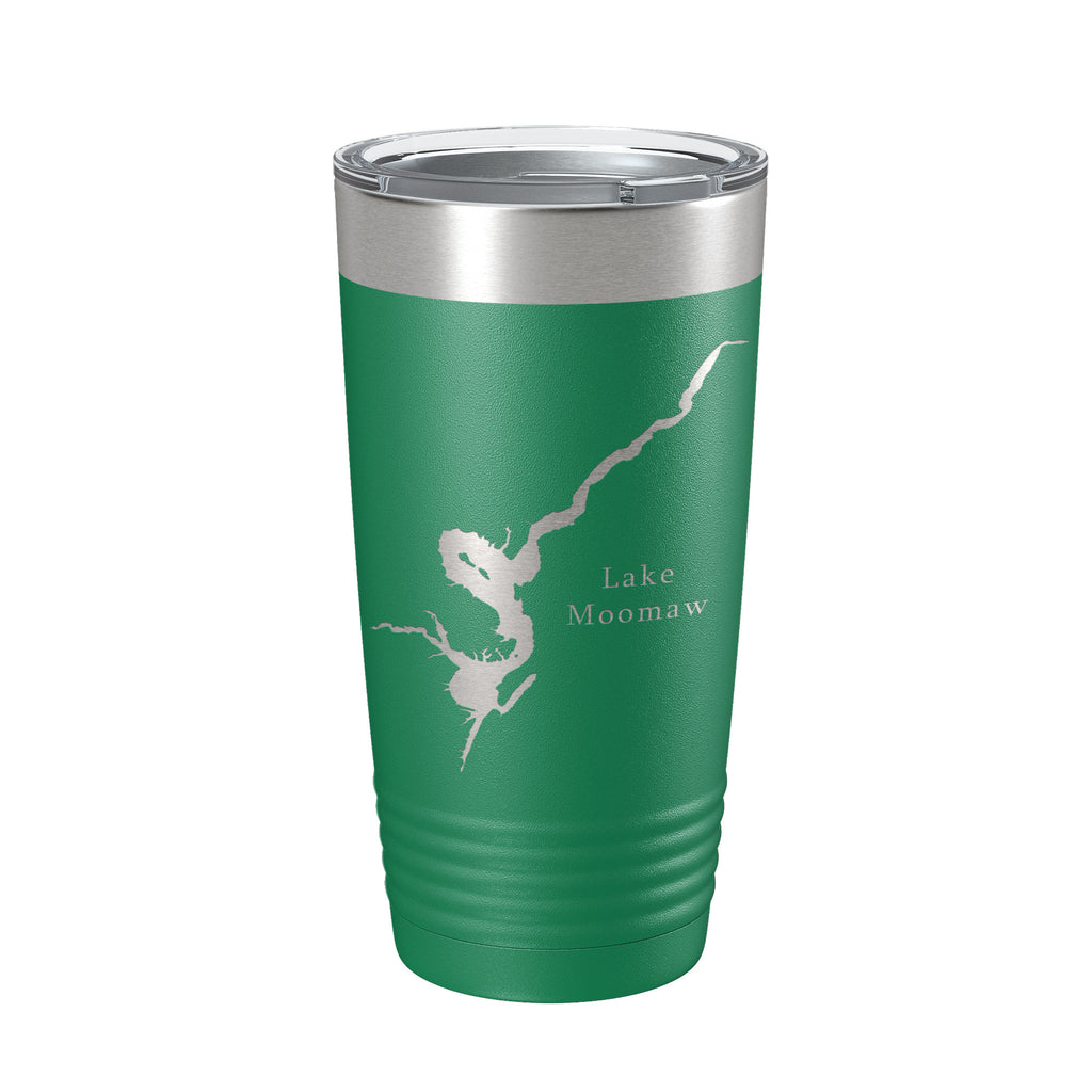 Lake Moomaw Map Tumbler Travel Mug Insulated Laser Engraved Coffee Cup Virginia 20 oz