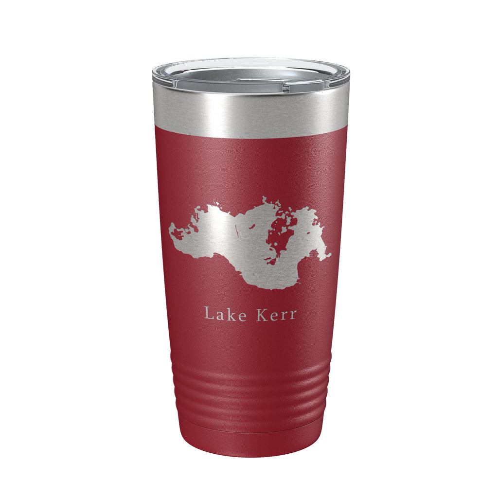 Lake Kerr Map Tumbler Travel Mug Insulated Laser Engraved Coffee Cup Florida 20 oz