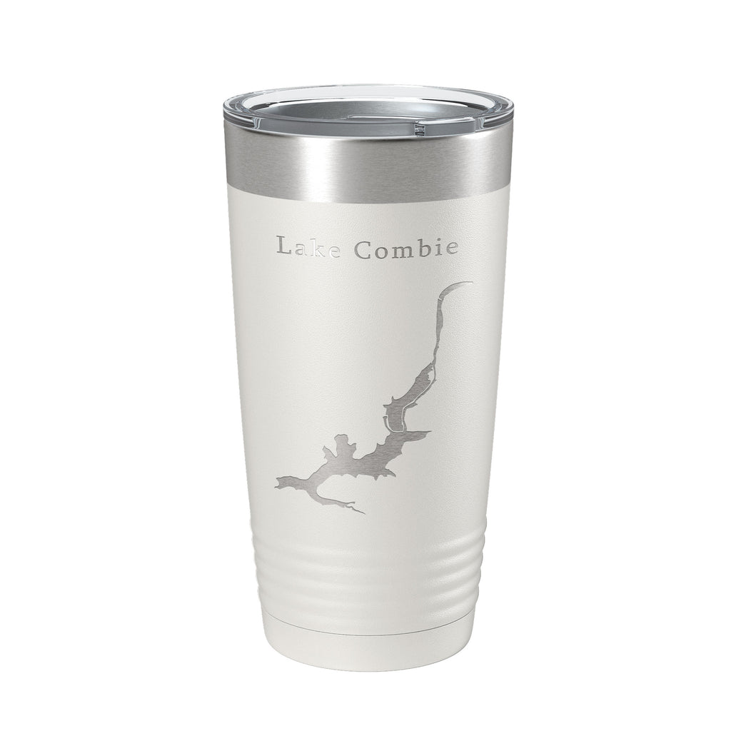 Lake Combie Map Tumbler Travel Mug Insulated Laser Engraved Coffee Cup California 20 oz