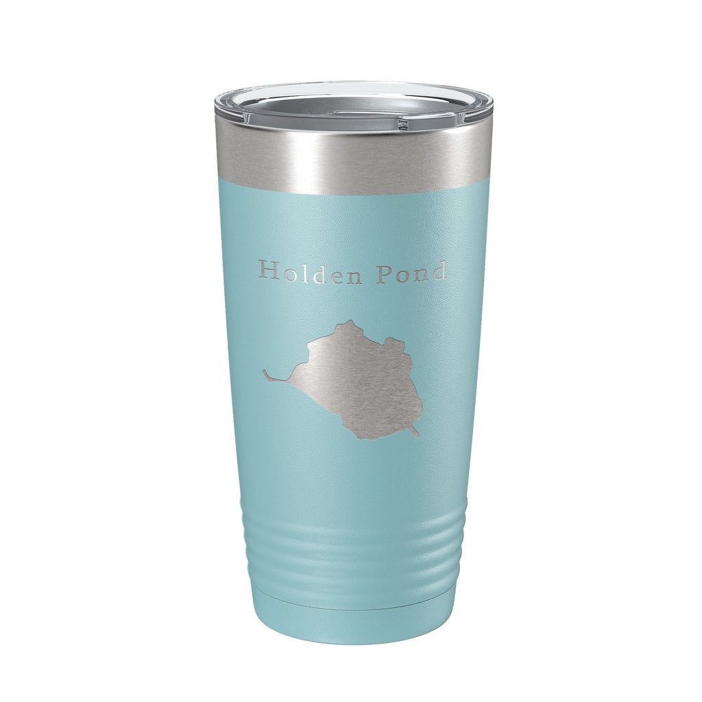 Holden Pond Tumbler Lake Map Travel Mug Insulated Laser Engraved Coffee Cup Florida 20 oz