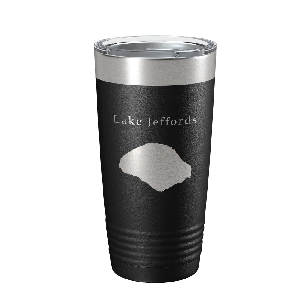 Lake Jeffords Map Tumbler Travel Mug Insulated Laser Engraved Coffee Cup Florida 20 oz