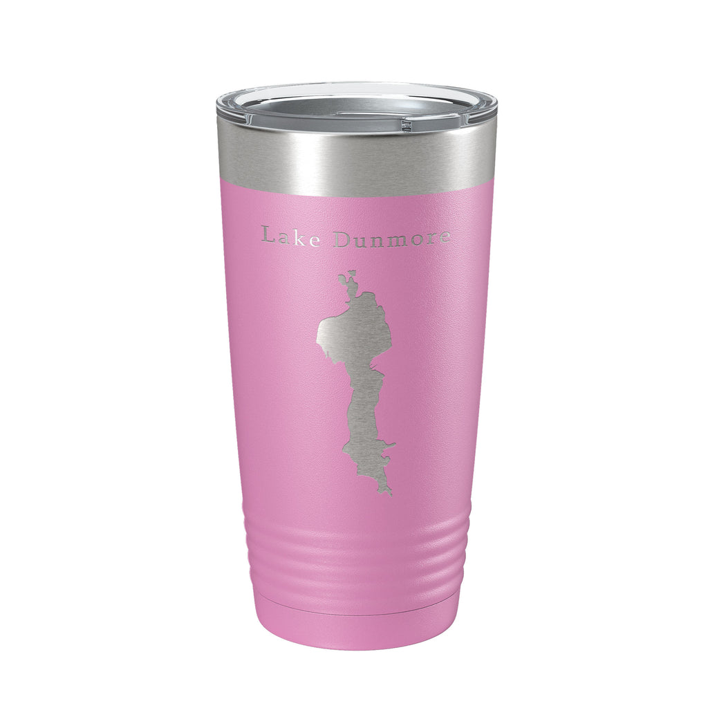 Lake Dunmore Map Tumbler Travel Mug Insulated Laser Engraved Coffee Cup Vermont 20 oz