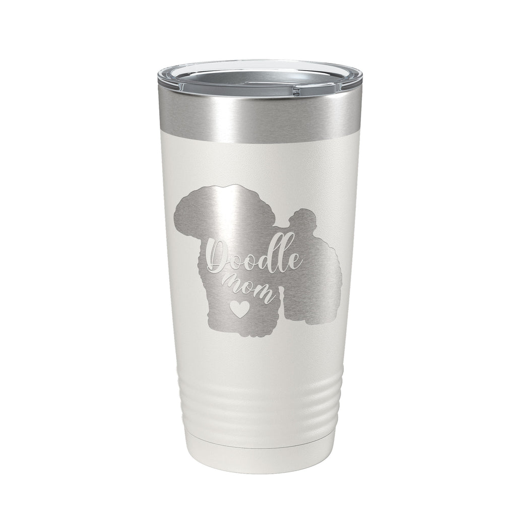 Doodle Mom Tumbler Dog Travel Mug Gift Insulated Laser Engraved Coffee Cup 20 oz